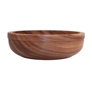Bol à fruits artisanal en bois, grain naturel, fait main, plat de service pour collations, salades, fruits, desserts, décoration de cuisine et de salle à manger, maison - Product Image 4