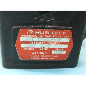 Hub City Model 262 <b>Gear</b> <b>Box</b>, 20/1 Ratio, 184271 - Trusted Global Legacy Semiconductor Equipment and Parts at - Product Image 4