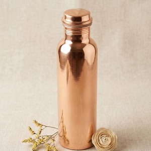 Custom Copper Water <b>Bottle</b> Vase Handmade Decorative Metal Flower Holder For Global Wholesale Buyers - Product Image 1