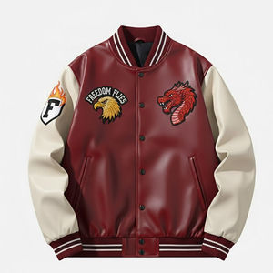 NUEVO Precio al por Mayor con Logotipo Personalizado, Chaquetas Varsity de Estilo Moderno, Cómodas de Usar para Hombre, la Mejor Calidad y Buen Precio - Product Image 1