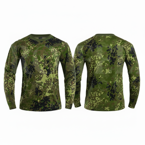 เสื้อแขนยาวลายพราง 100% โพลีเอสเตอร์ คอกลม พิมพ์ลายพราง น้ำหนักเบา เหมาะสำหรับทำงาน ออกกำลังกาย เล่นกีฬา - Product Image 5