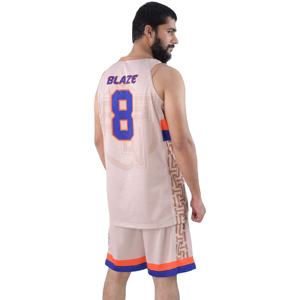 Blaze Fight Wear Basketball Uniforme Unisexe Adulte Haute Qualité Respirant Sportswear Basketball Shirt Summer Shorts Imprimé Logo - Product Image 2