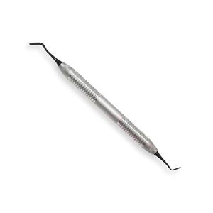 Instruments orthodontiques Goldstein, nouveau design, 4 détartreurs dentaires fins en composite, ligne noire, acier inoxydable flexible, Shuja Surgico - Product Image 3