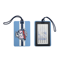 Étiquette à bagage en caoutchouc PVC personnalisée de haute qualité Etiquettes à bagage en silicone à code QR Etiquette à bagage en caoutchouc souple avec sangle au design libre