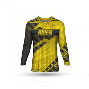 Jersey de seguridad de alta calidad para motocicleta, equipo de bicicleta de montaña, camiseta de descenso, camiseta de impresión Digital de montaña de campo traviesa a la venta - Product Image 3
