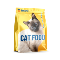 Sacs d'emballage personnalisés imprimés, étanches, argentés, avec fermeture éclair, pour litière pour chat, nourriture pour chat, nourriture pour animaux de compagnie, nourriture pour chien, friandises, sushi, 1kg, 2kg, 4kg, 20kg