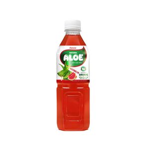 Bebida de Aloe Vera con Puré de Frutas Tropicales, 500 ml, Jugo de Aloe Vera con Pulpa de Aloe Real, Venta al Por Mayor - Product Image 1
