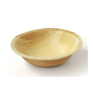 TOPGRADE Areca Leaf Bowl Leak Proof Design For Liquid Food Serving Purpose And Sustainable <b>Disposable</b> <b>Tableware</b> Bulk - Product Image 4
