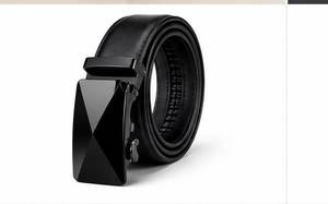 Nouvelle ceinture en cuir de vachette avec boucle automatique en acier inoxydable, en cuir véritable, pour homme, formelle, décontractée, BlackForgeGear - Product Image 2