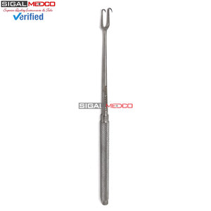 Retracteur de précision Joseph Skin Hook 6,25 po en acier inoxydable avec 2 pointes aiguisées de 2 mm de distance pour la dermatologie - Product Image 6