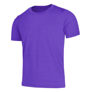 Camiseta de Punto de Manga Corta para Hombre, Color Naranja, Cuello Redondo, Corte Casual, Largo Regular, Diseño Liso Teñido - Product Image 5