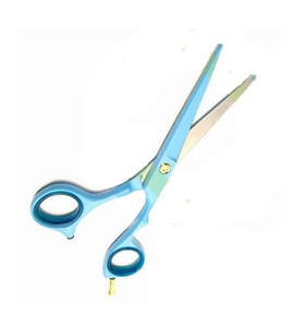 กรรไกรตัดผมแบบสวยพร้อมใบมีดสแตนเลสและด้ามยางปลายแหลม - Product Image 1