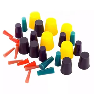 SWKS Factory Supply Best Quality Custom Molded Tapered Silicone Rubber Plugs Rubber Stoppers