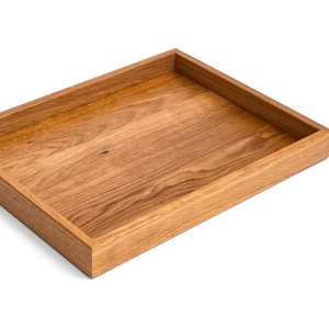 Wholesale Custom Eco-friendly Top Quality Handcrafted Natural Wooden Serving <b>Tray</b> for Home Restaurants Hotel From India. - Product Image 1