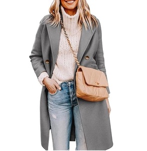Nouvelle Arrivée Manteau Long en Laine Respirant à Manches Longues pour Femme – Vêtement d'Hiver - Product Image 1