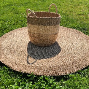 Juego de 2 cestas de jacinto de agua y algas marinas, hechas a mano, para almacenamiento, venta al por mayor, ecológicas, hechas en Vietnam - Product Image 3