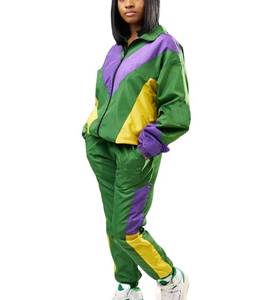 Customized <b>Women</b> Zip-Up Tracksuit Set Lightweight Waterproof Breathable Windbreaker Set Training Tracksuit <b>Women</b> Summer Wear - Product Image 6