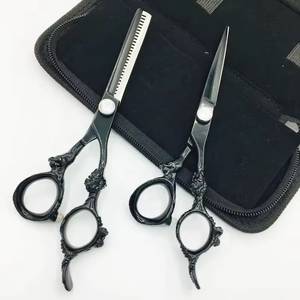 MORJE Surgical Professional Stainless Steel Hair Scissors Set Thinning <b>Shears</b> Right Handed Salon Use <b>Long</b> <b>Handle</b> Sharp Blade - Product Image 6