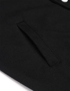 Chaqueta Bomber de Béisbol Acolchada con Logotipo Bordado Personalizado, Chaqueta de Cuero de Talla Grande con Forro de Piel, Precio Razonable - Product Image 5