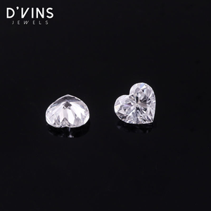 เพชรแล็บโกรว์ทรงหัวใจจาก D'vins Jewels ขายส่งสำหรับทำแหวนหมั้น (ต้นกำเนิดจากสุราษฎร์ธานี) - Product Image 3