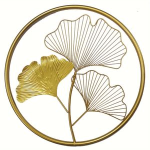 Nouvelle Arrivée : Décoration Murale Métallique Inspirée de la Nature pour Intérieur Moderne – Sculpture Murale Élégante en Fer Forgé - Product Image 1