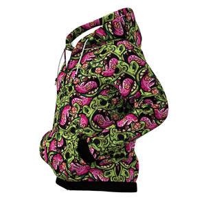 Nuevo Diseño, Sudadera con Capucha y Cremallera, Estampado Puff, Tallas Grandes, Unisex, Otoño, Casual, Holgada, Ecológica, Transpirable, Anti-Pilling - Product Image 3