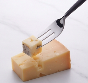 Ensemble de couverts élégants en acier inoxydable avec fourchettes à tête courbée et manches noirs polis miroir pour la maison, les restaurants et la restauration - Product Image 4