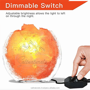 Lámpara de Sal del Himalaya con Alimentación USB de Primera Calidad, Estilo Feng Shui Hecho a Mano, Tamaños y Empaques Personalizados Disponibles - Product Image 4