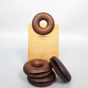 Clip de sellado de madera al por mayor, calidad premium, nogal negro y haya, para promoción, sellador de empaques de supermercado al precio más bajo - Product Image 1