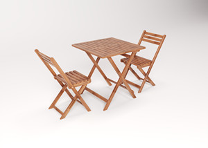 BeNK Mobilier d'extérieur moderne Meilleur prix Ensembles de bistro en bois pliables pour salon chambre parc-Direct du fabricant - Product Image 4