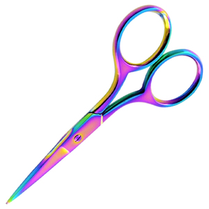 Professional Stainless Steel Cuticle <b>Scissor</b> Sharp Tip for Precise Eyebrow Hairs Grooming Trimming Custom Logo OEM Supplier - Product Image 2