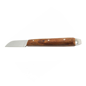 Cuchillo de cera para laboratorio dental de 17.5 cm con mango de madera y hoja de acero inoxidable, herramienta manual para mezclar, modelar y tallar. - Product Image 6