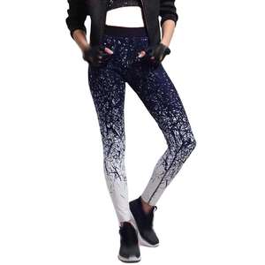 Leggings de Compresión para Mujer, Ropa Deportiva, Estilo Chino, Leggings de Yoga Estampados, Leggings para Correr, Pantalones Deportivos, Spandex/Nailon - Product Image 3