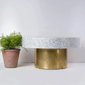 Custom Modern Bone and Resin Inlay Solid <b>Wooden</b> Cabinet Home <b>Stool</b> and Ottoman for Living Room Furniture - Product Image 4