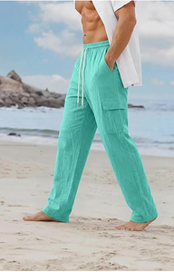 Pantalon de jogging ample en molleton brossé doux pour homme, coupe décontractée et confortable, style streetwear, pour un usage quotidien - Product Image 3