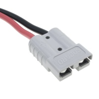Connecteur à sertir annulaire personnalisé 50A à courant élevé, isolation PVC, conducteur en cuivre nu plaqué argent, 30cm SOCARO