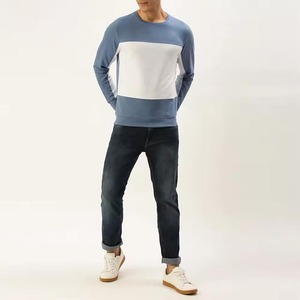Wholesale Premium Quality Men's Solid Color Crewneck Pullover <b>Sweatshirt</b> Custom Designed Plain Dyed Winter Hoodies <b>Sweatshirts</b> - Product Image 3