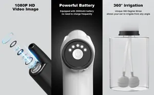 W50 Neue Wifi-Kamera Elektrische Ohrenschmalz waschmaschine 500ml Ohr reinigungs entferner Ohrenschmalz-Bewässerungs system Smart Clean Ears Led