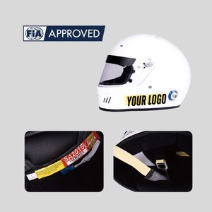 Nuevo Casco de Carreras Integral Profesional, Certificado FIA 8859 2024 y Snell SA2025, ISO 9001, Servicio de Color y Marca Personalizados OEM/ODM - Product Image 2