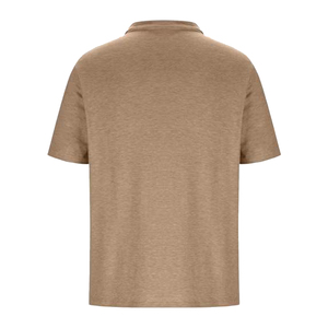 Camiseta de Golf para Hombre, Estilo Casual, Talla Grande, Color Sólido, con Logotipo Personalizado en la Parte Delantera, Tejido de Punto Transpirable 100% Algodón de Alta Calidad - Product Image 2