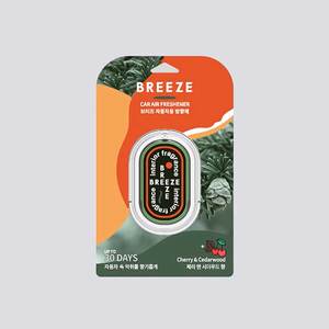 Ambientador para Auto BREEZE con Aroma a Cereza y Cedro, Desodorante para Interiores de Vehículos - Product Image 1