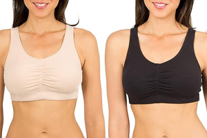 Custom Seamless Women Sports <b>Bra</b> Breathable <b>Stretch</b> Fabric Supportive Eco-Friendly Activewear Front for Running Fitness Gym - Product Image 3