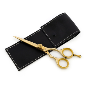 Tijeras de Peluquería Profesionales OEM con Marca Personalizada, para Diestros, Mango Mediano, Acero Inoxidable, Punta Afilada, Venta al Por Mayor - Product Image 1