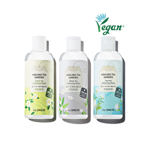 Guarigione del tè giardino 300ml trucco rimuovendo l'acqua per la pulizia e la guarigione della pelle - Product Image 1