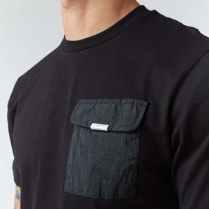 Nouveauté : Ensemble court décontracté en maille unie pour homme, idéal pour l'été, deux pièces, personnalisable, respirant, en polyester/coton, fabriqué au Pakistan - Product Image 3