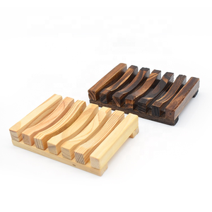 Wooden Soap <b>Holder</b> Rectangle Minimalist Design For Bathroom Easy To Clean - Product Image 2
