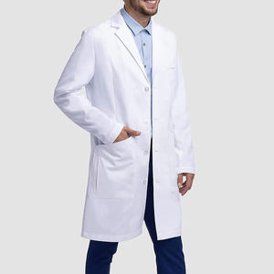 Bata de Laboratorio Blanca con Logotipo Personalizado, Ropa de Hospital Transpirable, Bata Médica Unisex - Product Image 2
