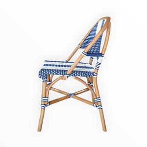 Silla Bistro Más Popular para Cafetería, Restaurante, Espacios Públicos Residenciales - Mimbre Sintético Natural con Garantía de Tejido de 3 Años - Product Image 3