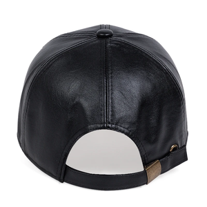 Casquette de baseball en cuir chaude automne-hiver, style hip-hop snapback, mode homme femme, sport décontracté, casquette papa, motif lettres, modèle courant - Product Image 5