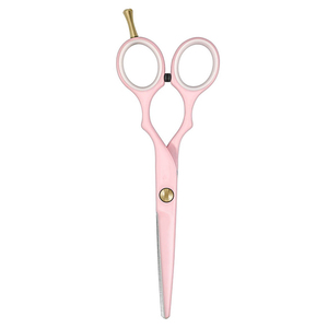 Ciseaux de coiffeur professionnels roses en acier inoxydable, ciseaux de coupe de cheveux personnalisés avec logo, ciseaux ergonomiques pour salon de coiffure, 6 pouces - Product Image 4